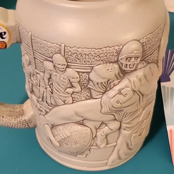 Vintage 1999 Atlanta Falcons beer stein stoneware Mug 6" height - Picture 5 of 6